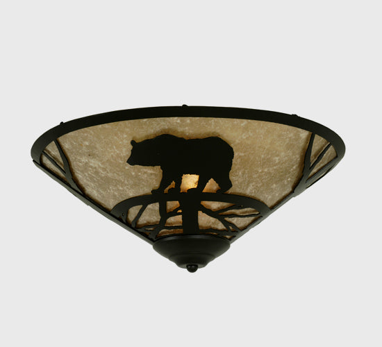 Meyda Tiffany Bear On The Loose 112458 Ceiling Light - Custom,Polished Stainless Steel