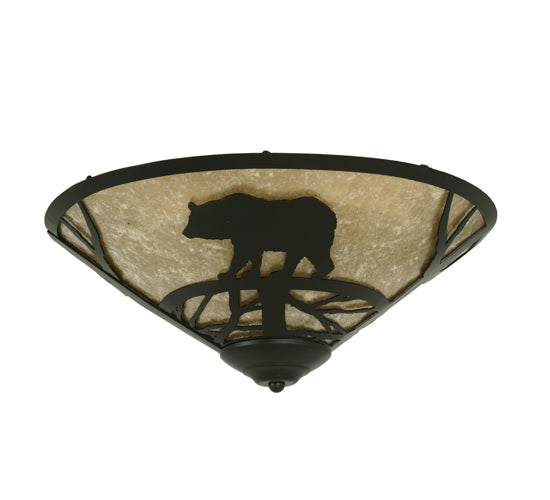 Meyda Tiffany Bear On The Loose 112458 Ceiling Light - Custom,Polished Stainless Steel