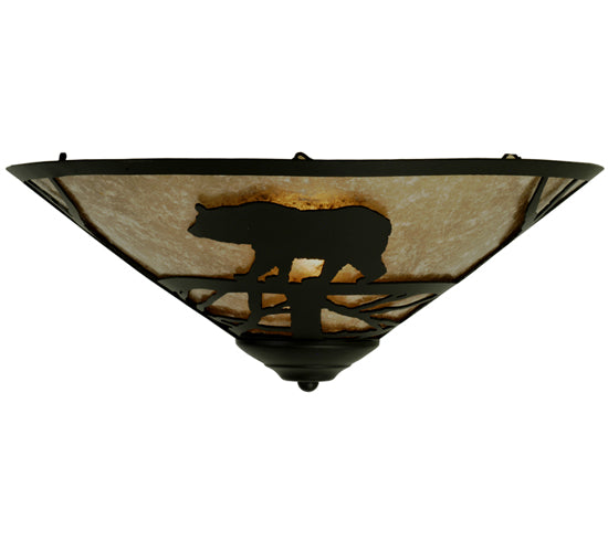 Meyda Tiffany Bear On The Loose 112458 Ceiling Light - Custom,Polished Stainless Steel