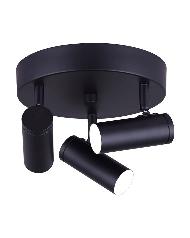 Canarm Lighting LCW211A03BK  Led Ceiling/Wall Light Track Light Black
