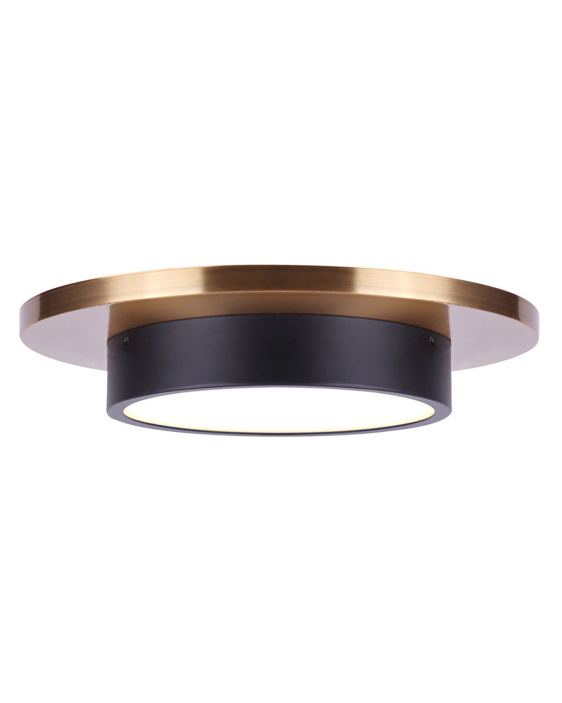 Canarm Jaxton LFM212B12BKG Ceiling Light - Black And Gold