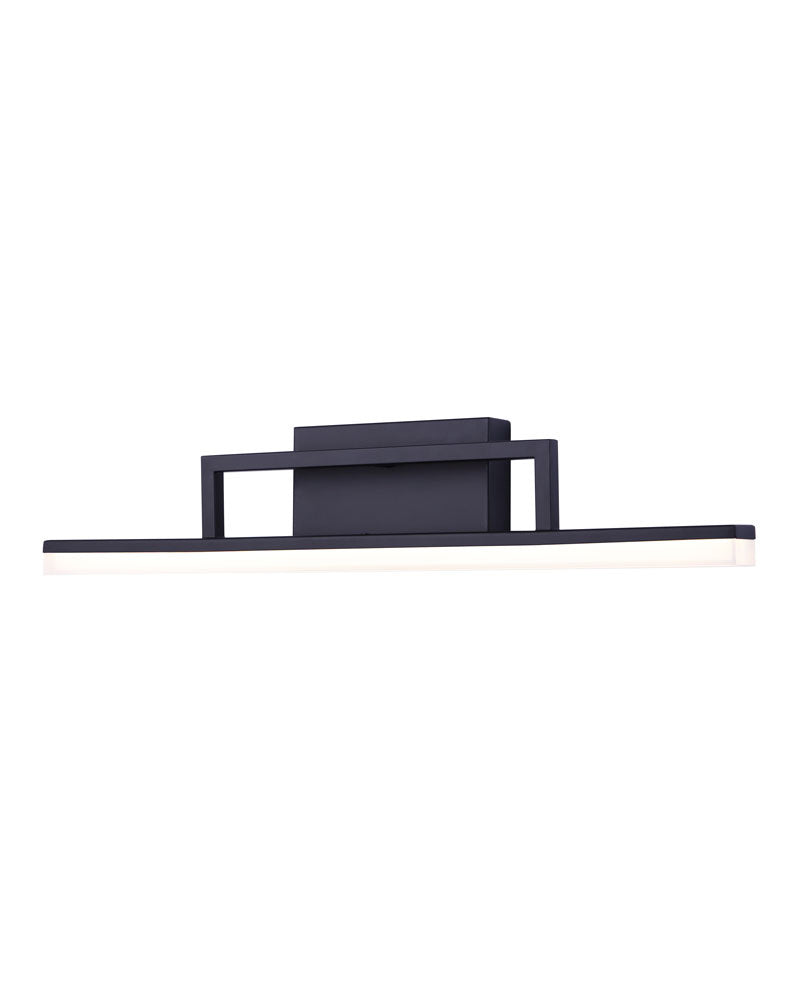 Canarm Caysen LVL208A24BK Bath Vanity Light 24 in. wide - Black