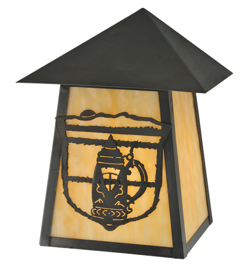 Meyda Tiffany Lighting 112463 Lake Clear Lodge One Light Wall Sconce Outdoor Bronze / Dark