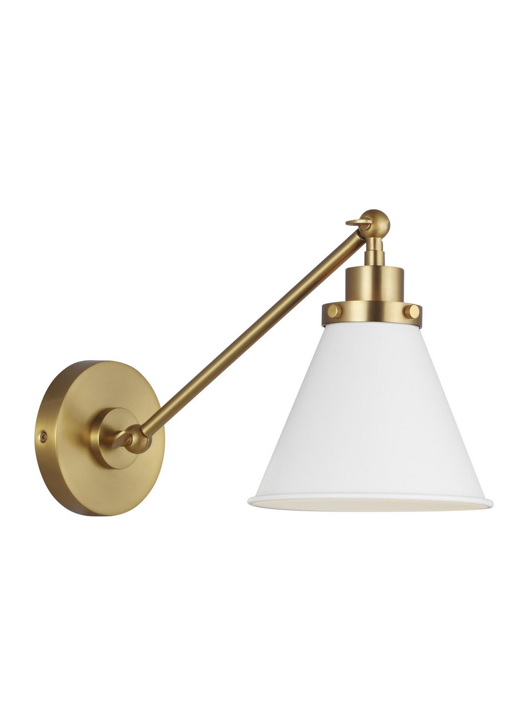 Visual Comfort Studio CW1121MWTBBS Wellfleet One Light Wall Sconce Lamp Bronze / Dark