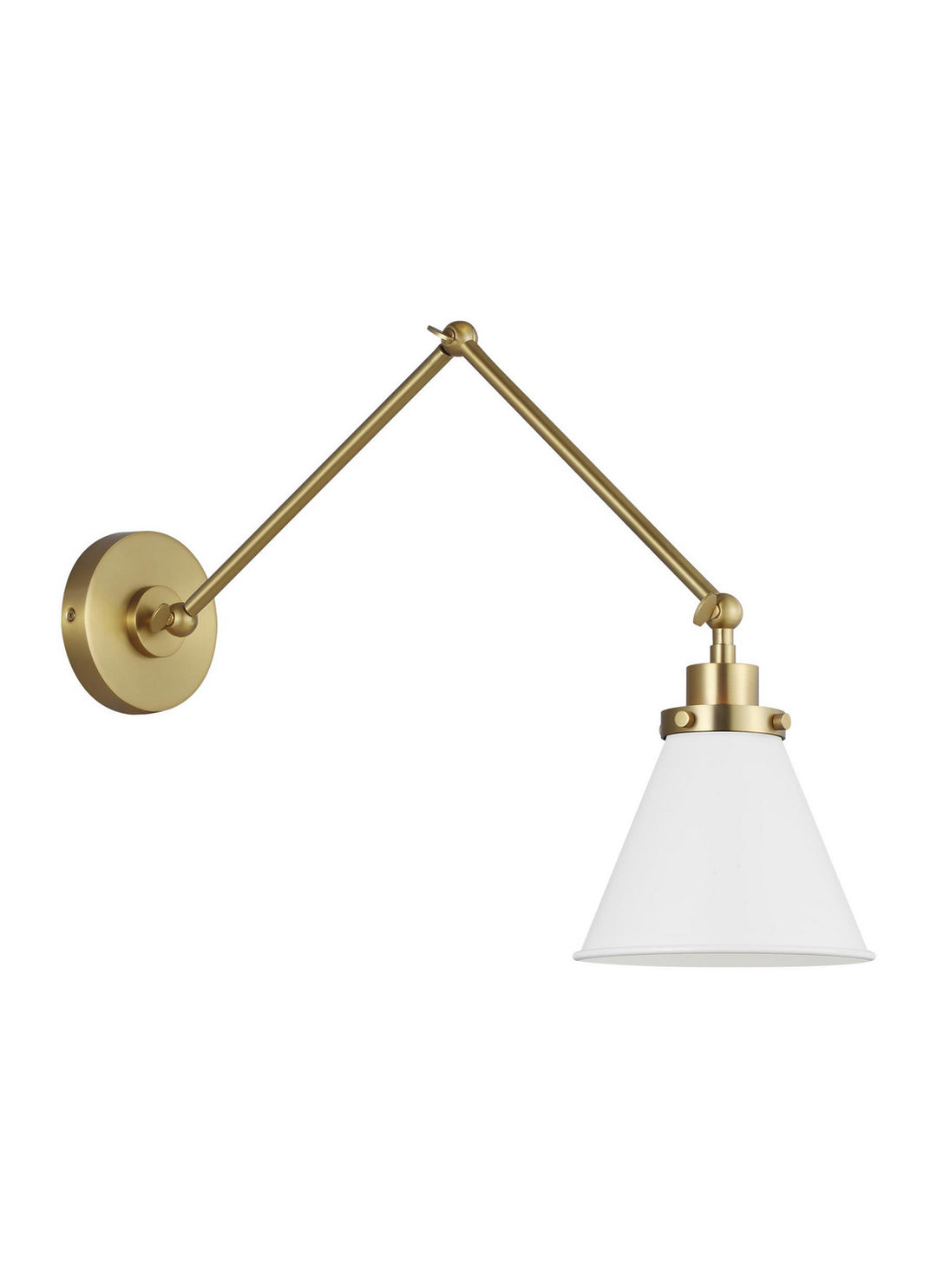 Visual Comfort Studio CW1151MWTBBS Wellfleet One Light Wall Sconce Lamp Bronze / Dark