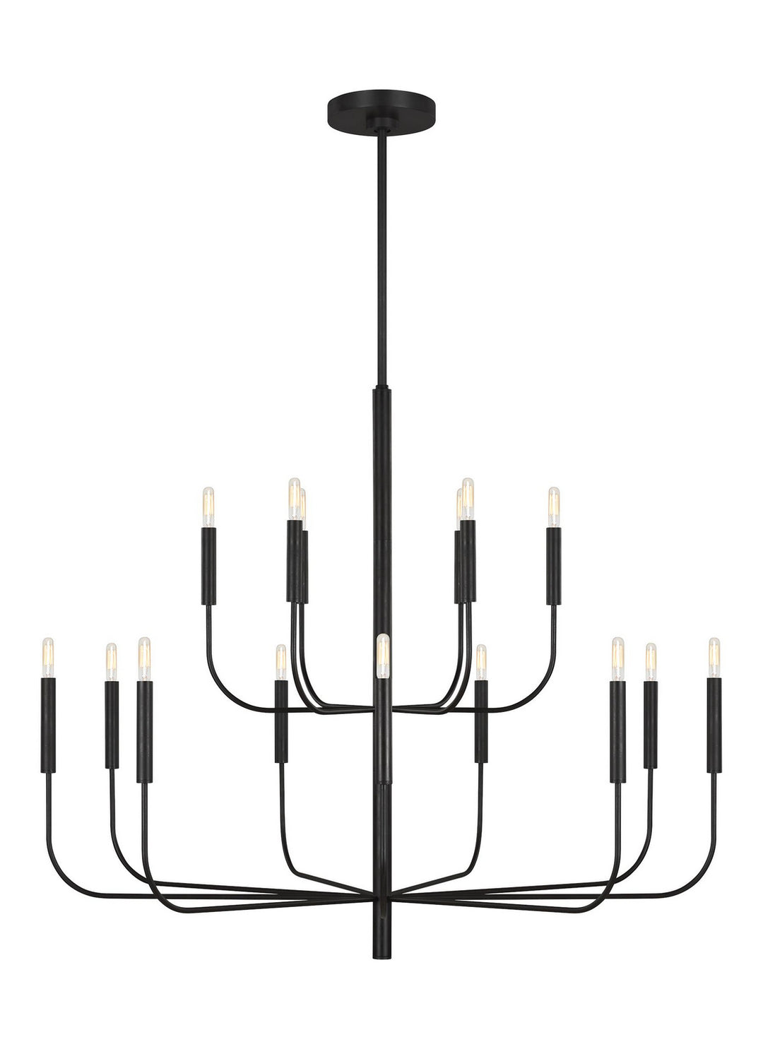 Visual Comfort Studio Brianna EC10015AI Chandelier Light - Aged Iron