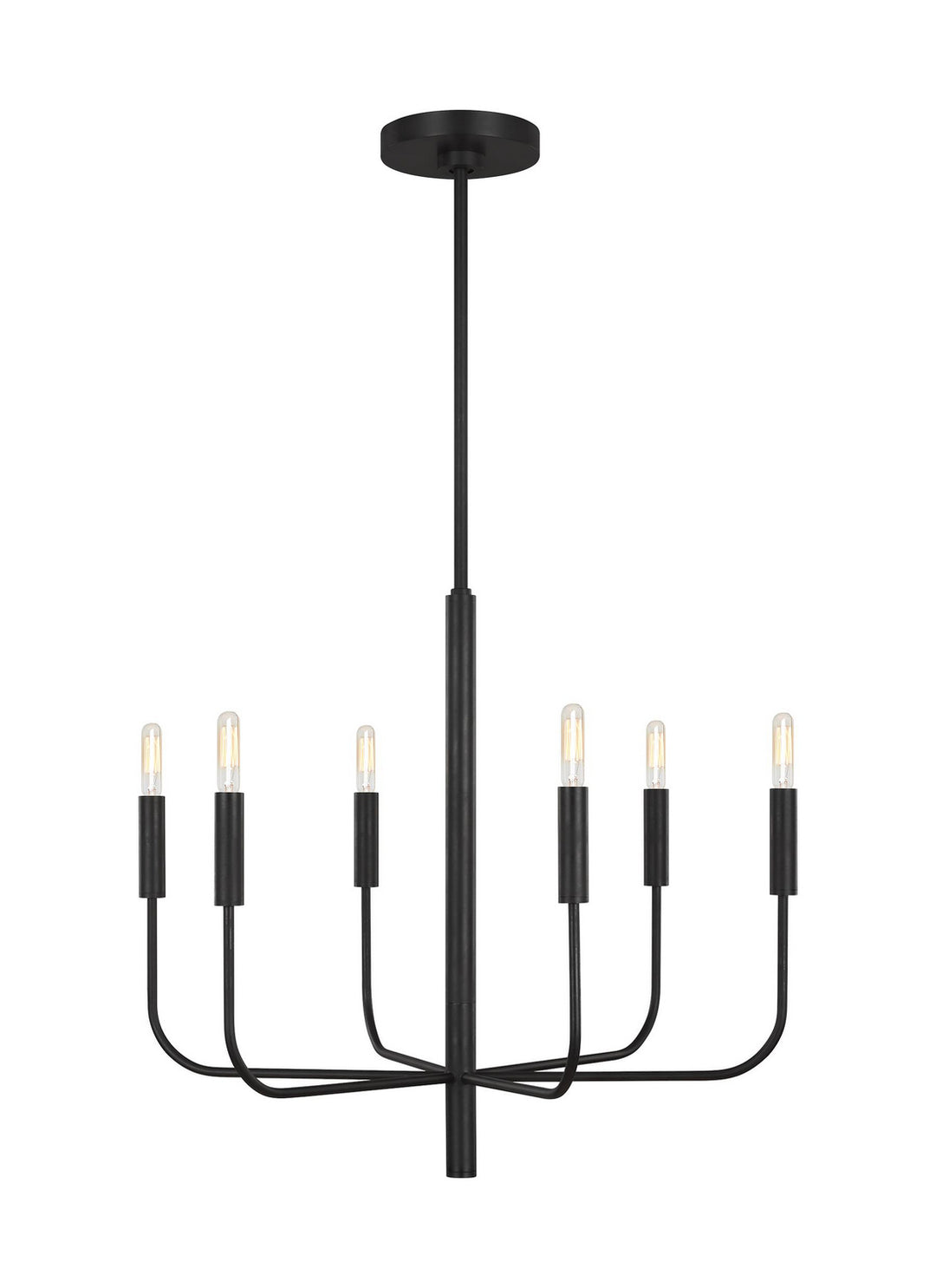 Visual Comfort Studio Brianna EC1006AI Chandelier Light - Aged Iron