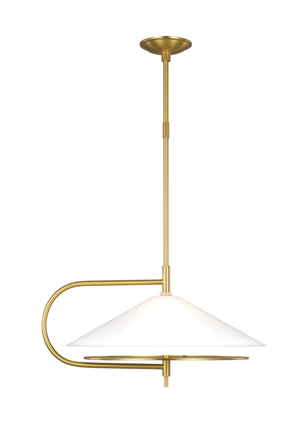Visual Comfort Studio Gesture KP1071BBS Pendant Light - Burnished Brass