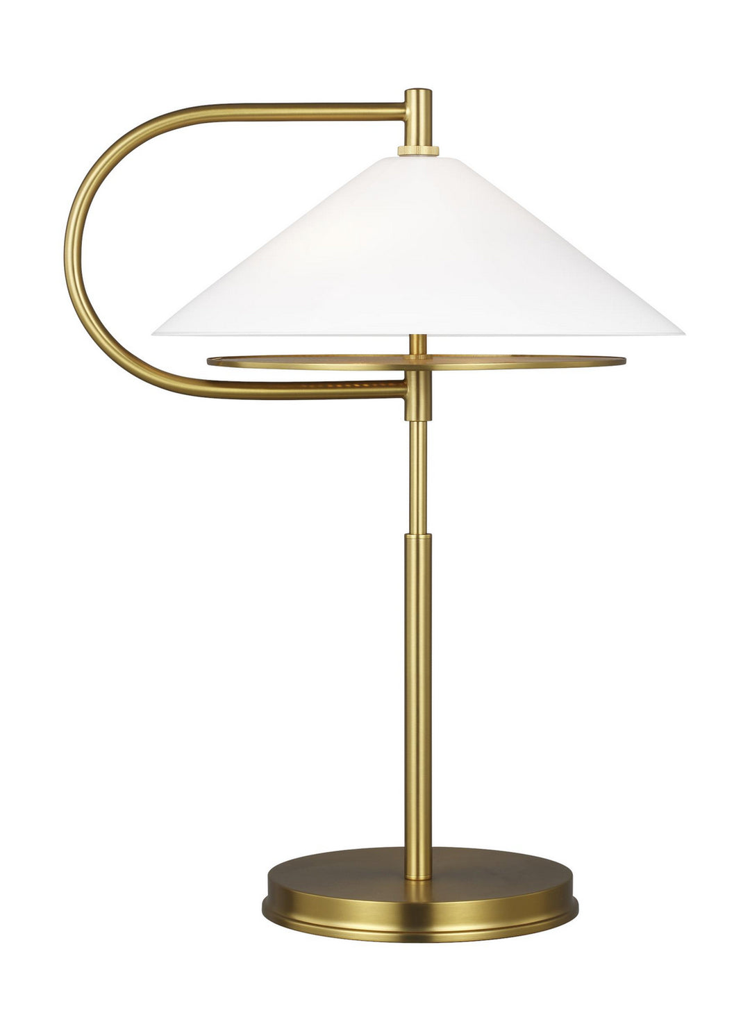 Visual Comfort Studio KT1262BBS1 Gesture Two Light Table Lamp Lamp Brass