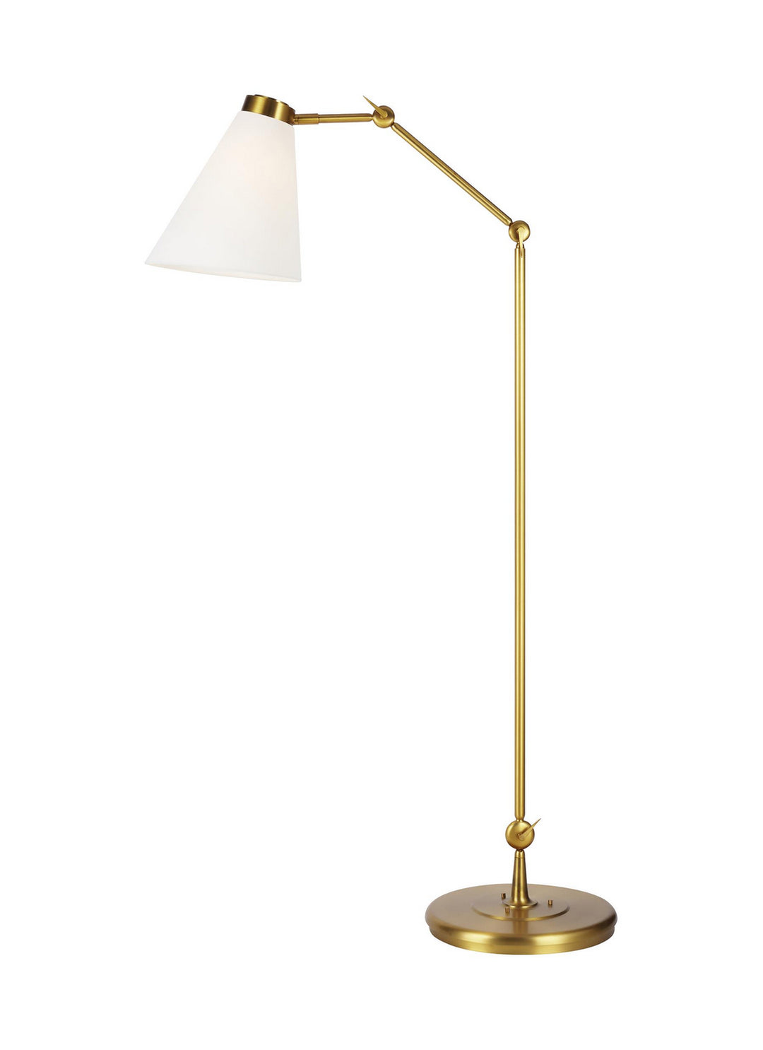 Visual Comfort Studio TT1101BBS1 Signoret One Light Floor Lamp Lamp Brass