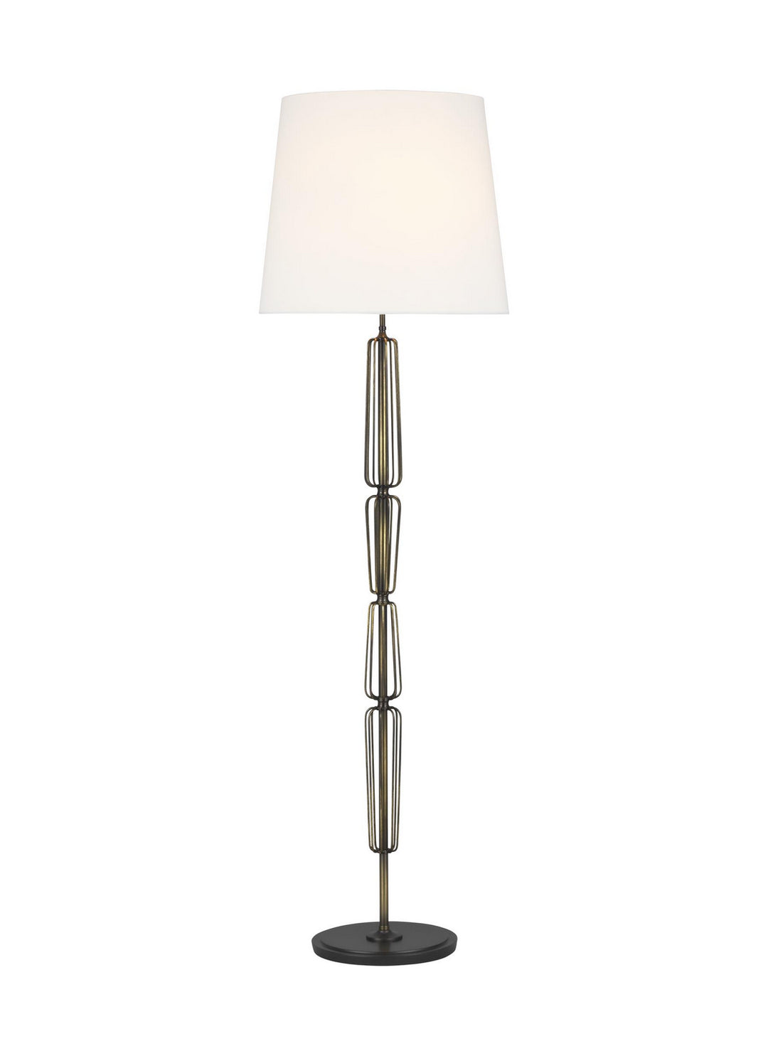 Visual Comfort Studio TT1112AB1 Milo Two Light Floor Lamp Lamp Brass