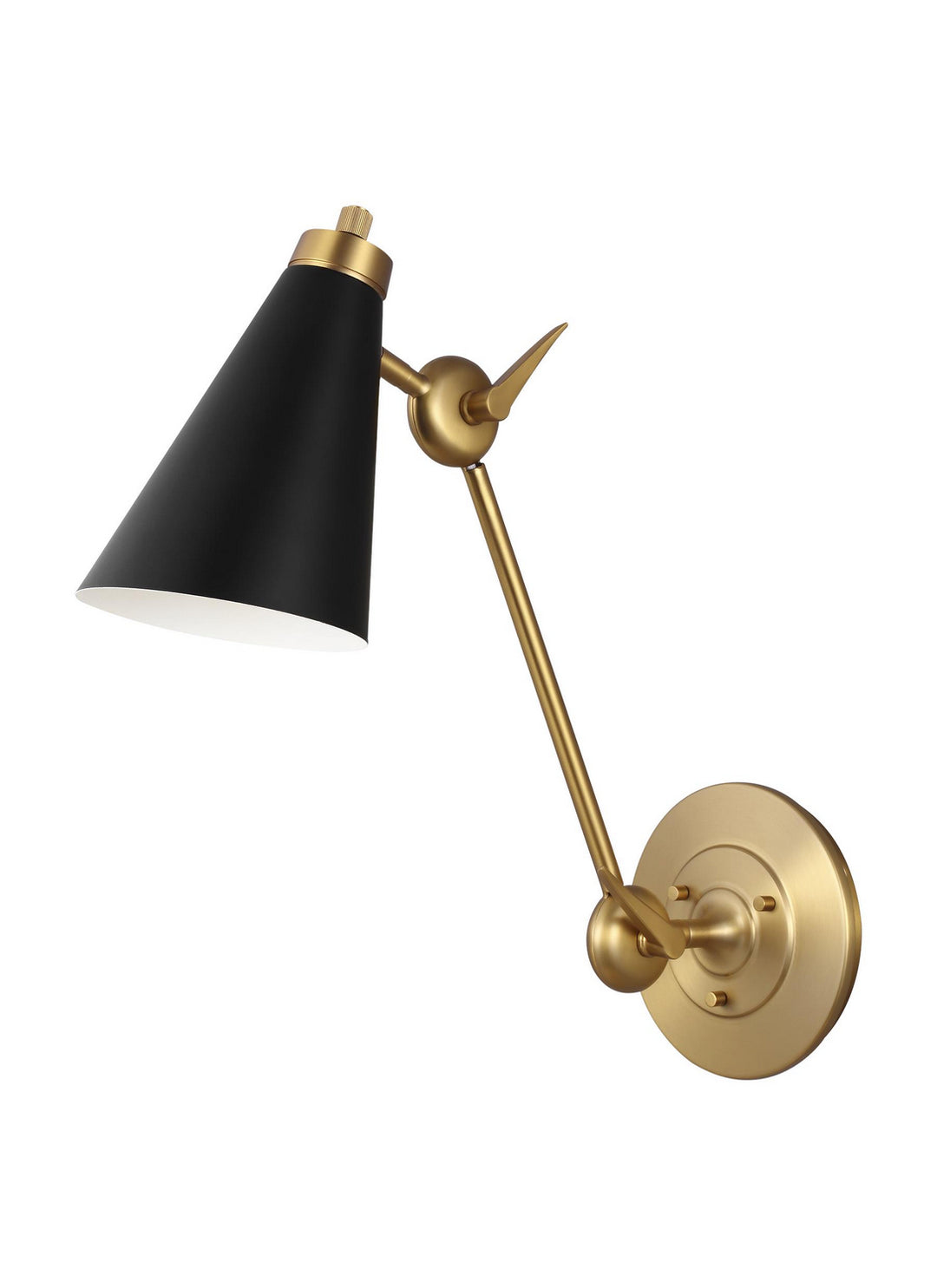 Visual Comfort Studio TW1071BBS Signoret One Light Wall Sconce Lamp Brass