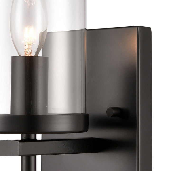 Elk Oakland CN290126 Wall Sconce Light - Black