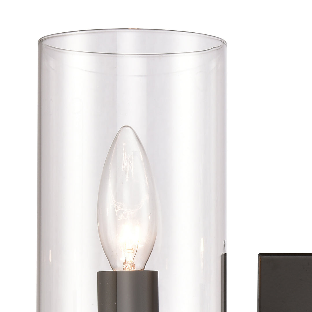 Elk Oakland CN290216 Bath Vanity Light 14 in. wide - Black