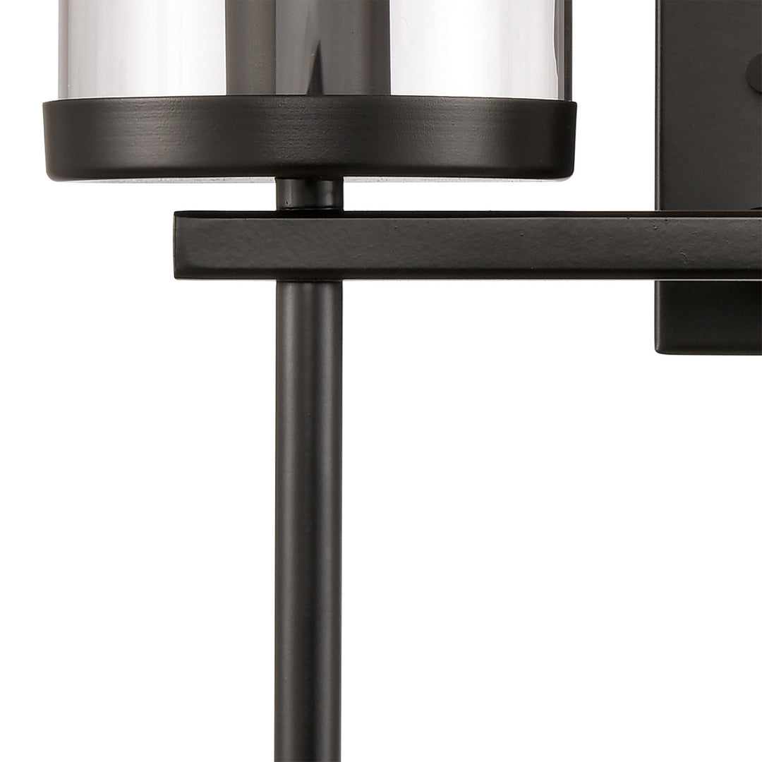 Elk Oakland CN290216 Bath Vanity Light 14 in. wide - Black