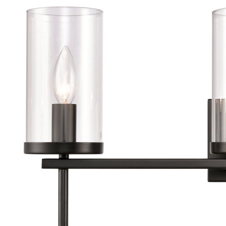 Elk Oakland CN290316 Bath Vanity Light 23 in. wide - Black