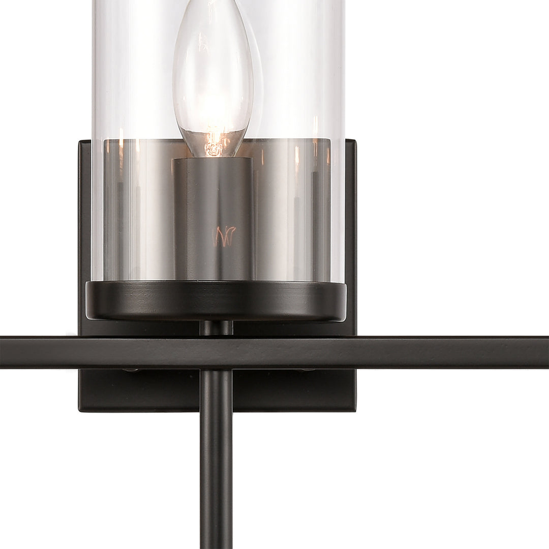 Elk Oakland CN290316 Bath Vanity Light 23 in. wide - Black