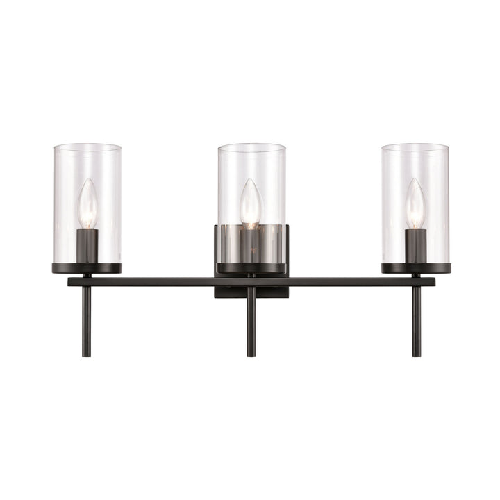 Elk Oakland CN290316 Bath Vanity Light 23 in. wide - Black