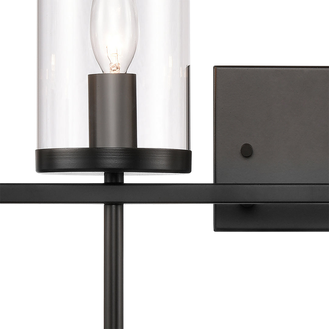 Elk Oakland CN290416 Bath Vanity Light 33 in. wide - Black