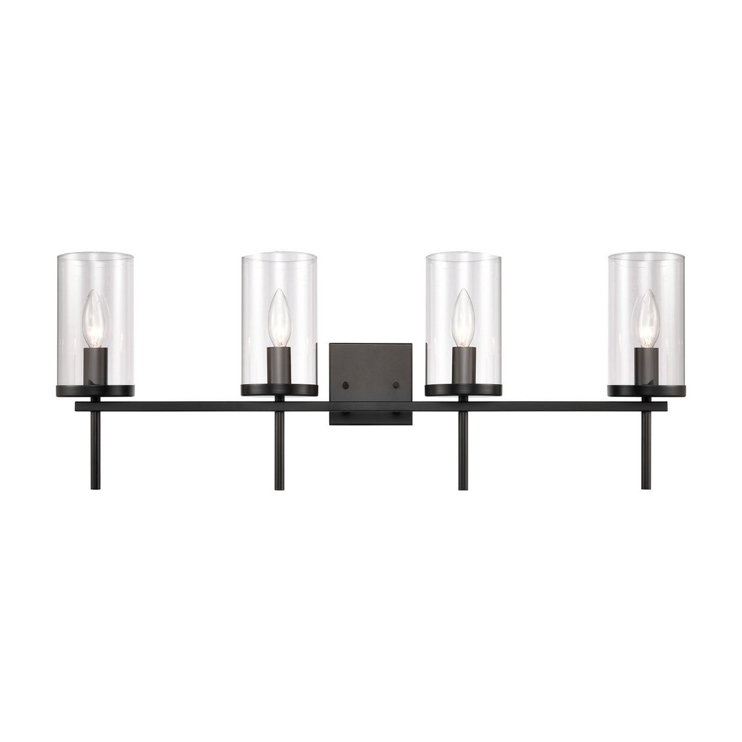 Elk Oakland CN290416 Bath Vanity Light 33 in. wide - Black