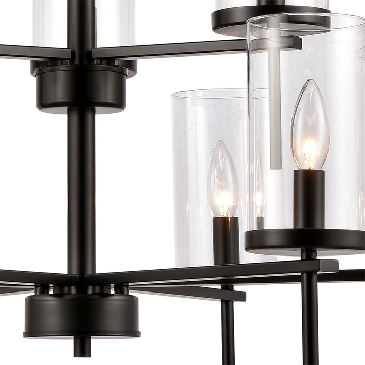 Elk Oakland CN290926 Chandelier Light - Black