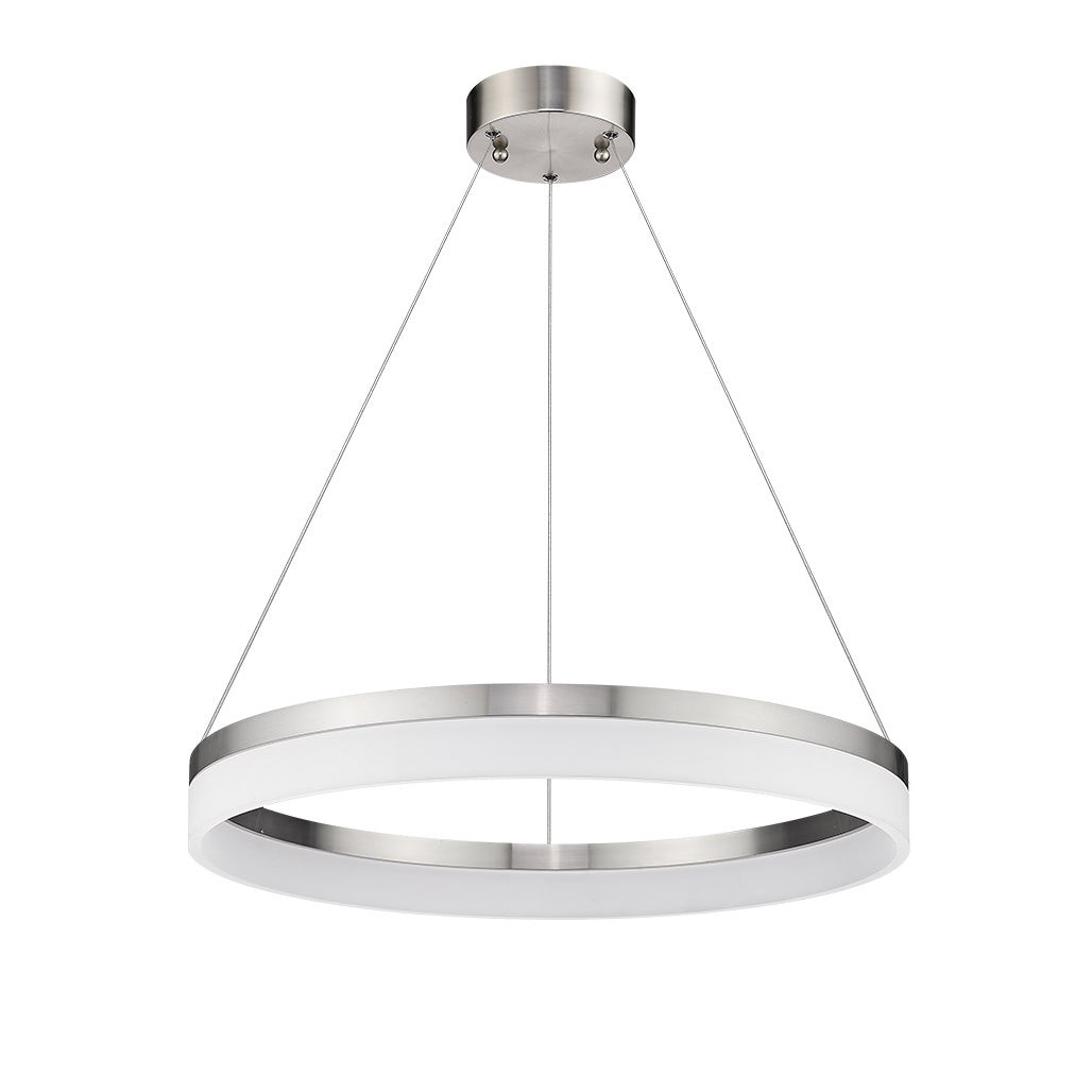 HOMEnhancements Vivio 7-70172 Pendant Light - Brushed Nickel