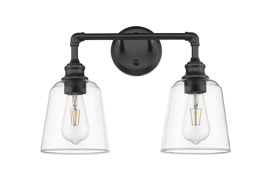 HOMEnhancements Vivio 7-70181 Bath Vanity Light - Matte Black