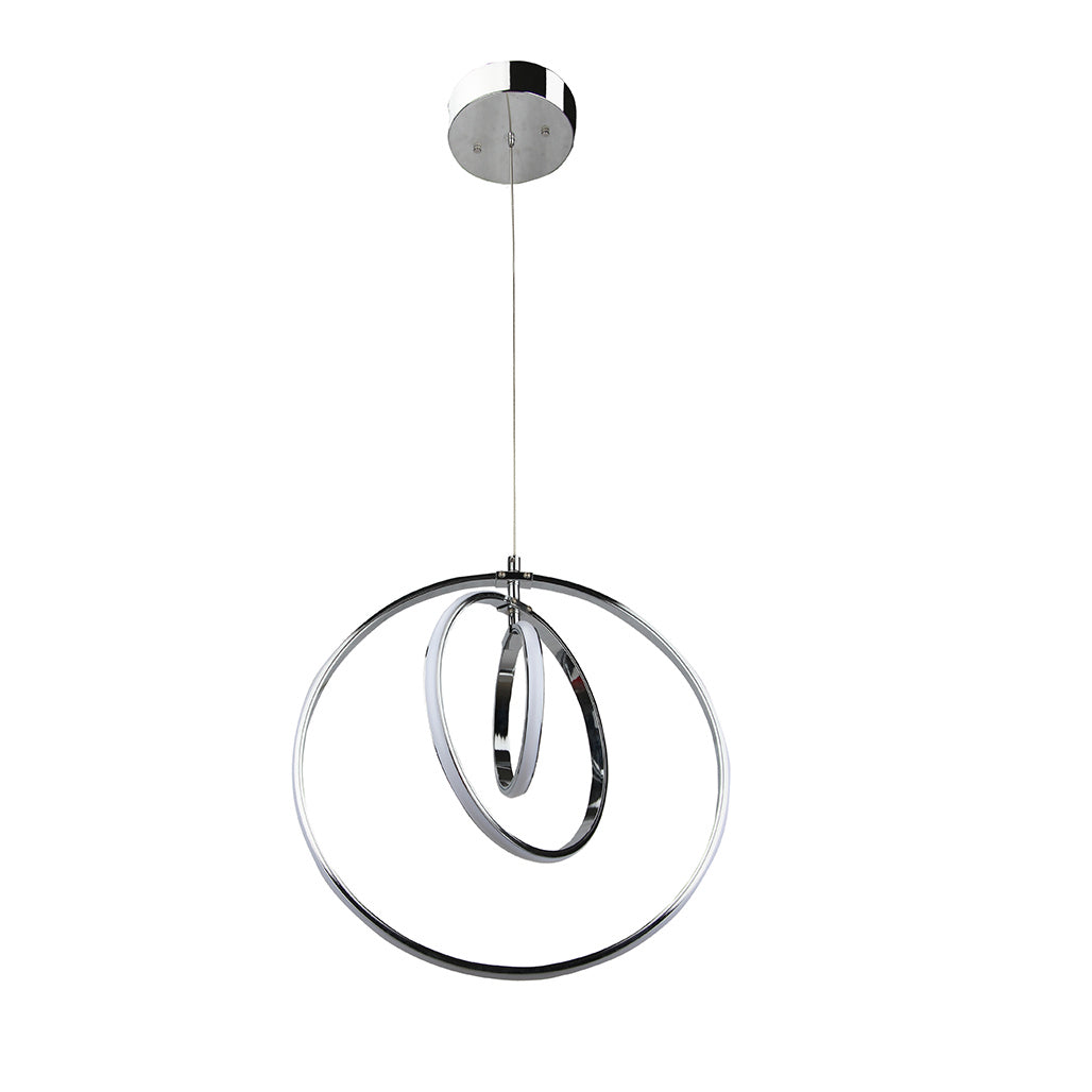 HOMEnhancements Vivio 7-70190 Pendant Light - Chrome