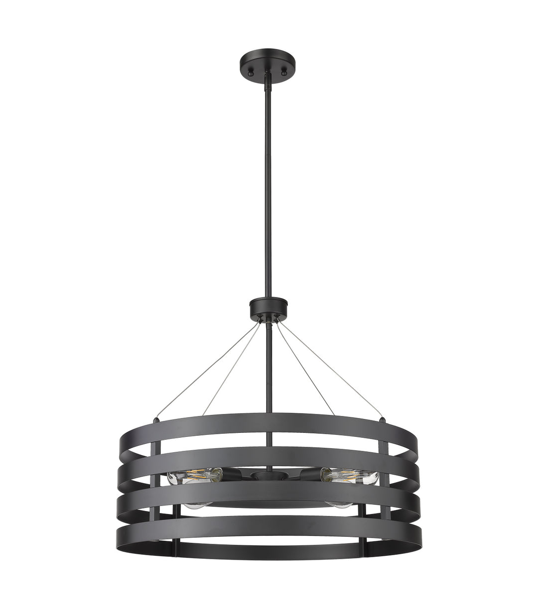 HOMEnhancements Vivio 7-70253 Chandelier Light - Matte Black