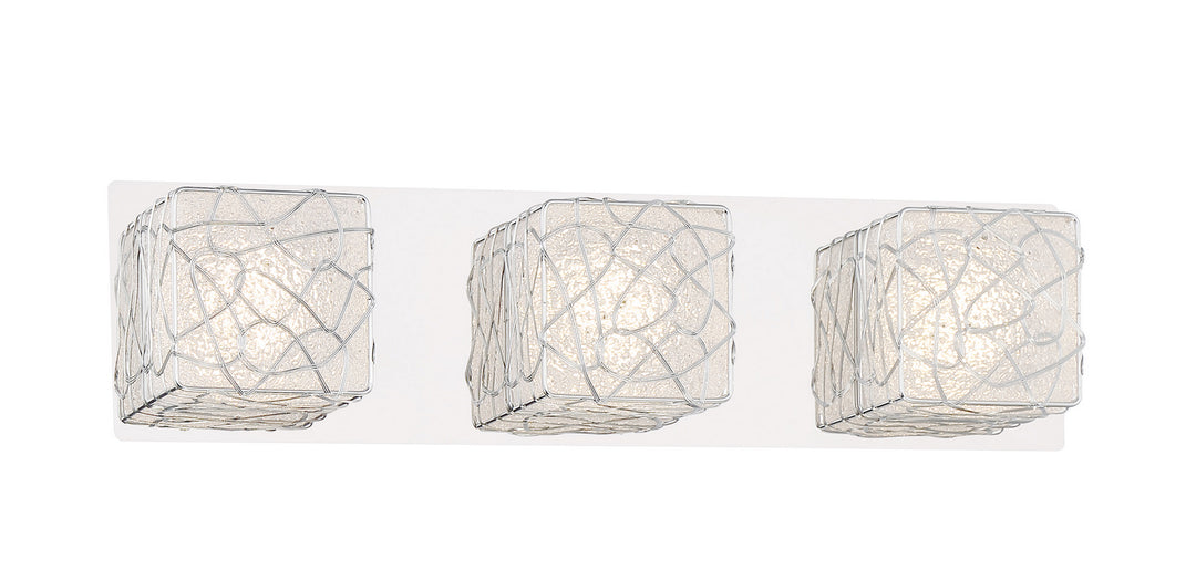 George Kovacs Livewire P5293-077-L Bath Vanity Light 21 in. wide - Chrome