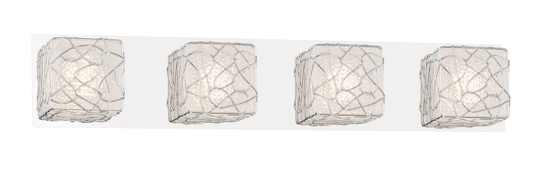 George Kovacs Livewire P5294-077-L Bath Vanity Light 28 in. wide - Chrome