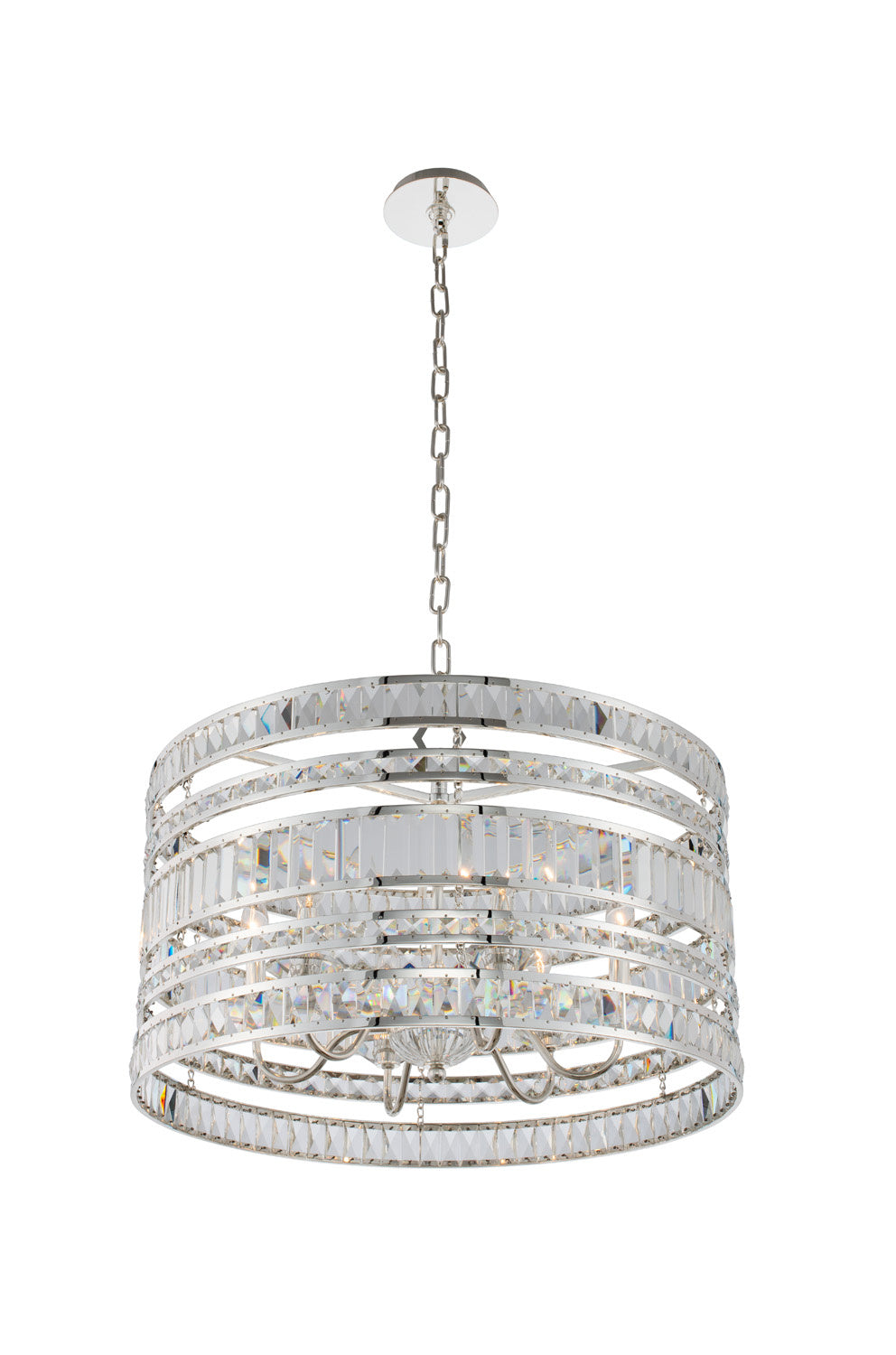 Allegri Strato 037055-014-FR001 Chandelier Light - Polished Silver