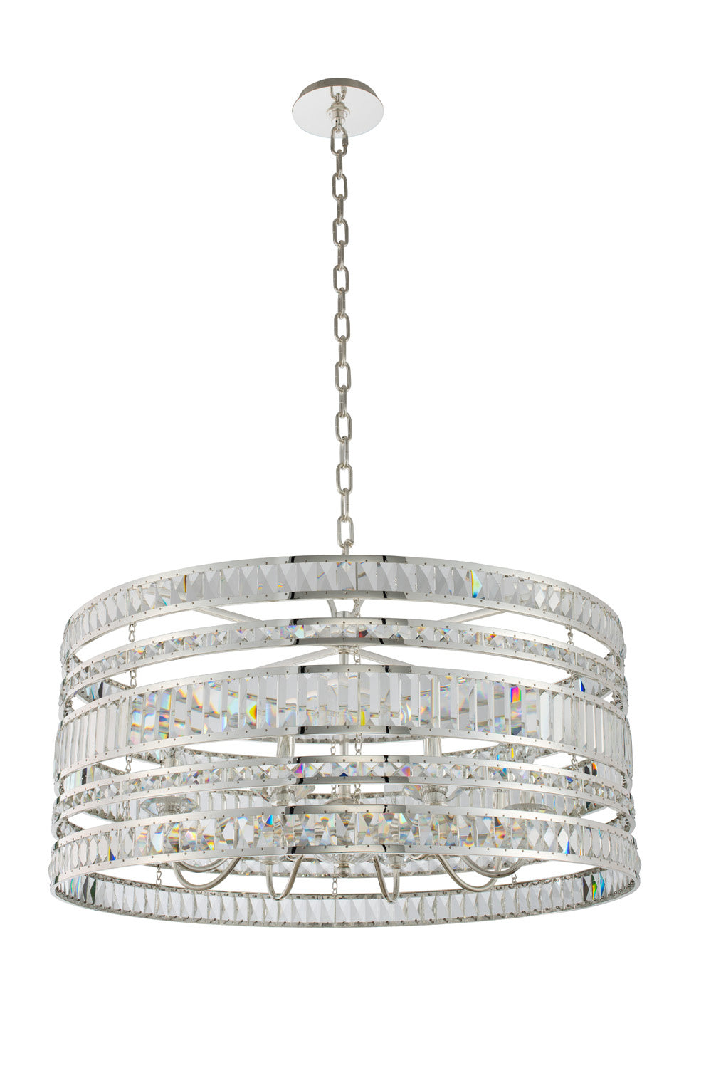 Allegri Strato 037056-014-FR001 Chandelier Light - Polished Silver