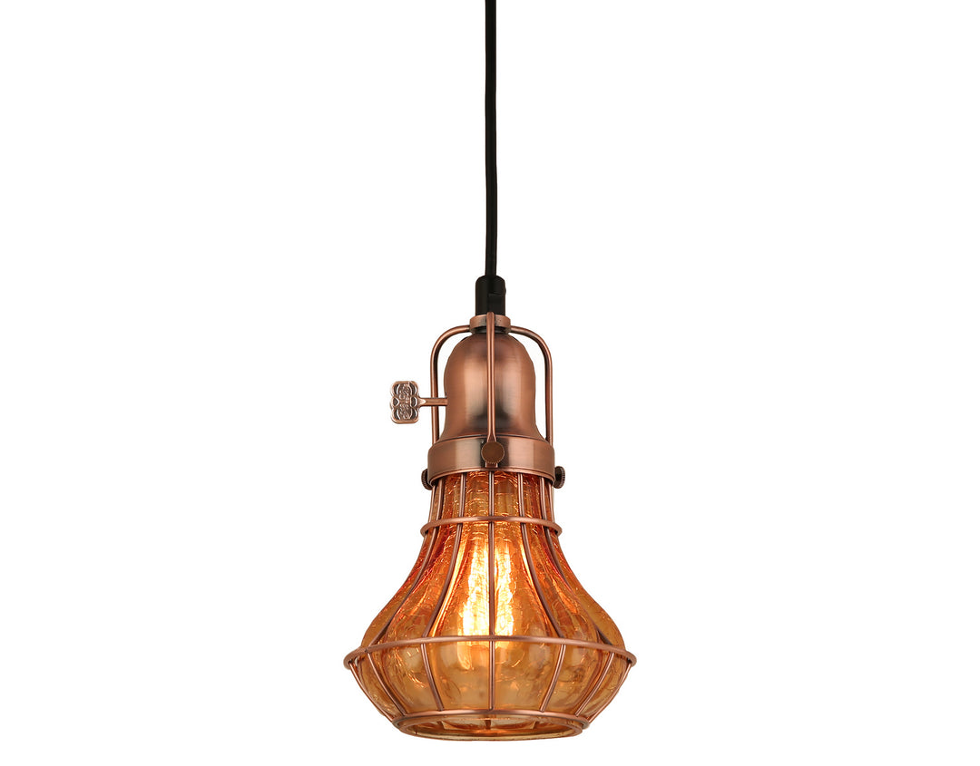 Hi Lite Lani H-99556-C-49-AMC Pendant Light - Weathered Copper