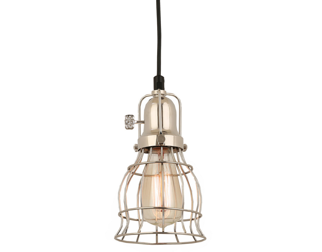 Hi Lite Aubrey H-99565-C-160-160 Pendant Light - Polished Nickel