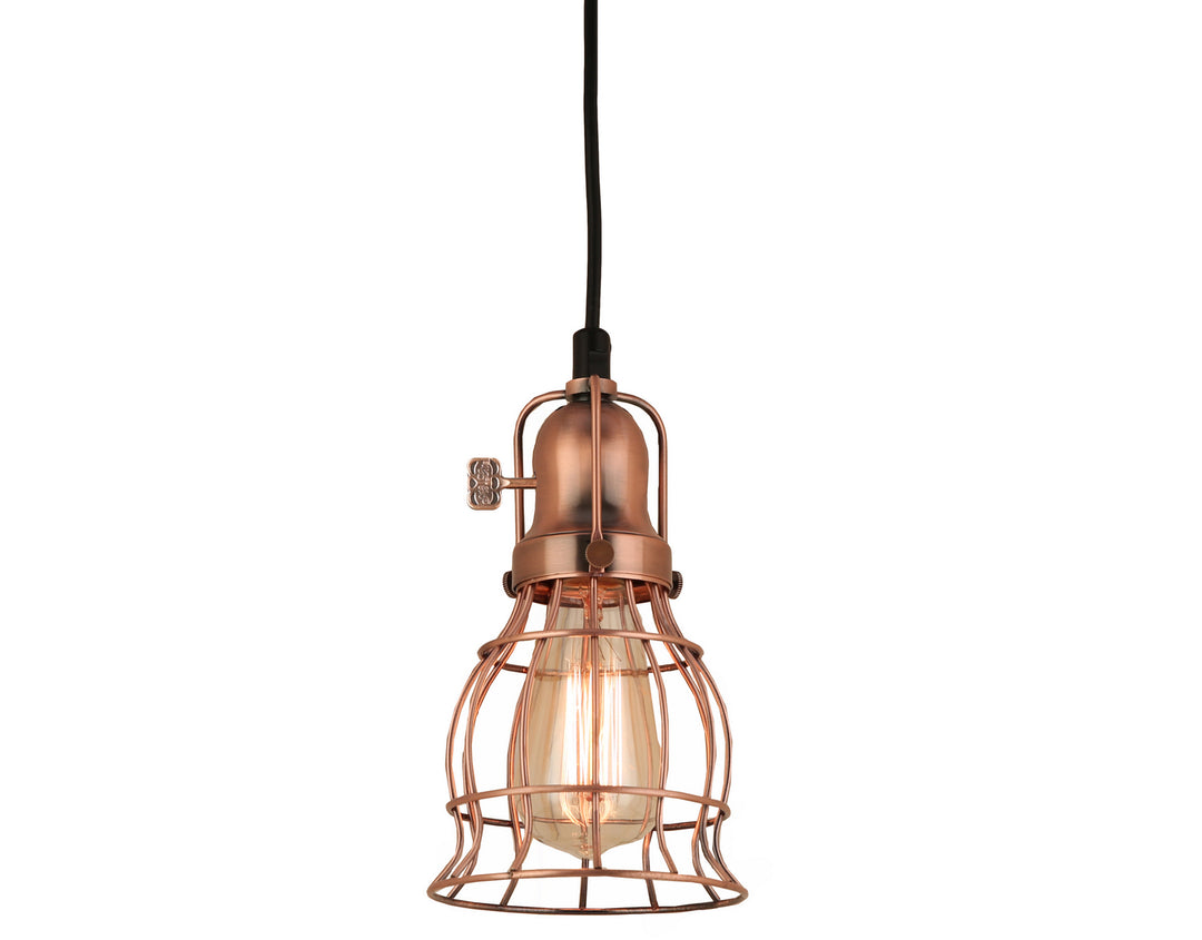 Hi Lite Aubrey H-99565-C-49-49 Pendant Light - Weathered Copper