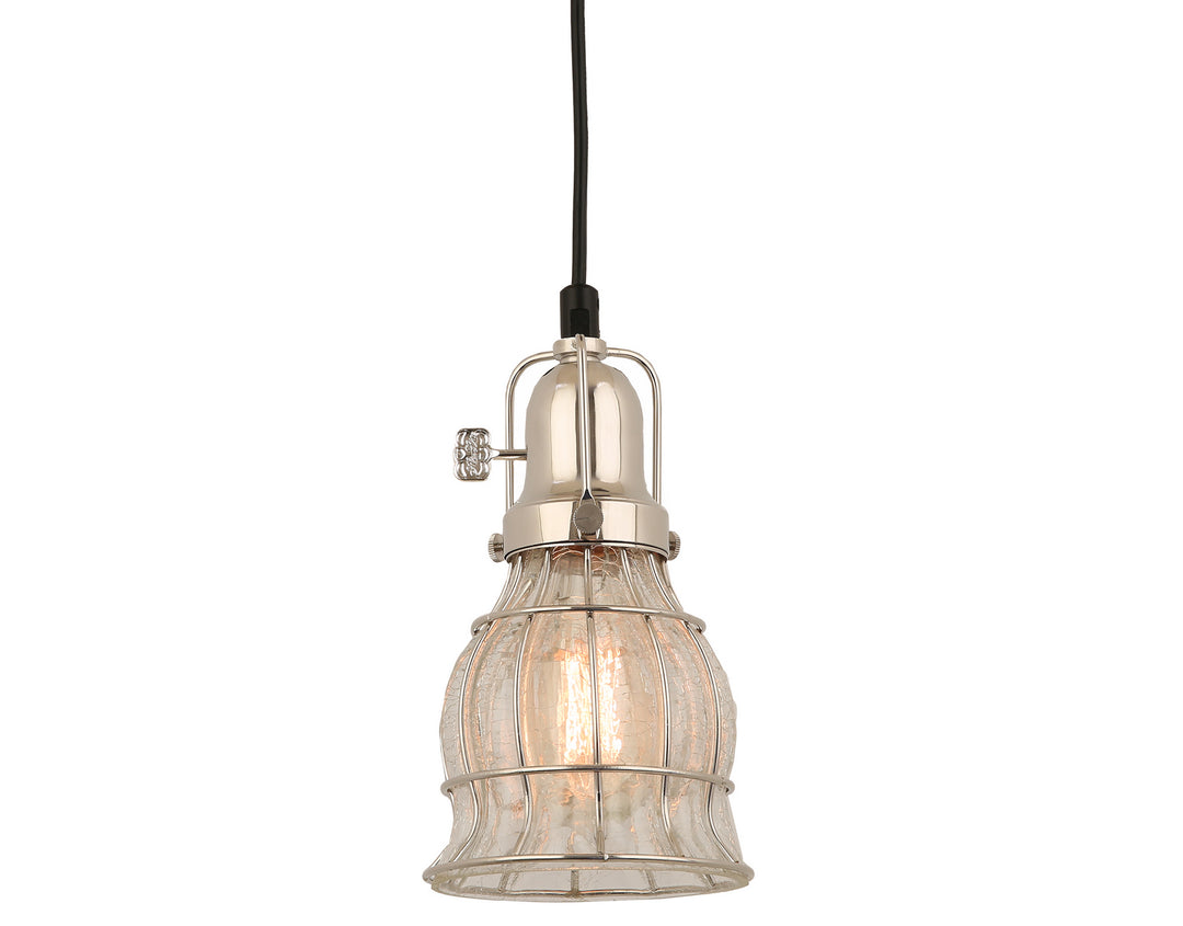 Hi Lite Aubrey H-99566-C-160-CLC Pendant Light - Polished Nickel