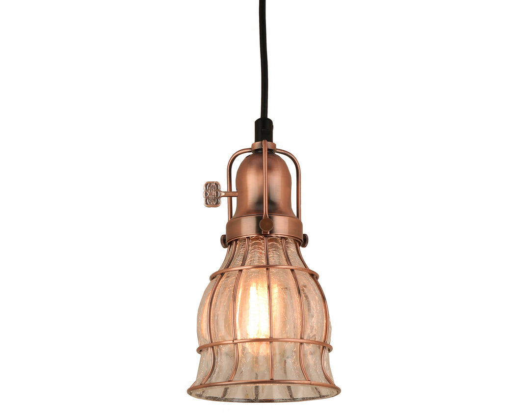 Hi Lite Aubrey H-99566-C-49-CLC Pendant Light - Weathered Copper