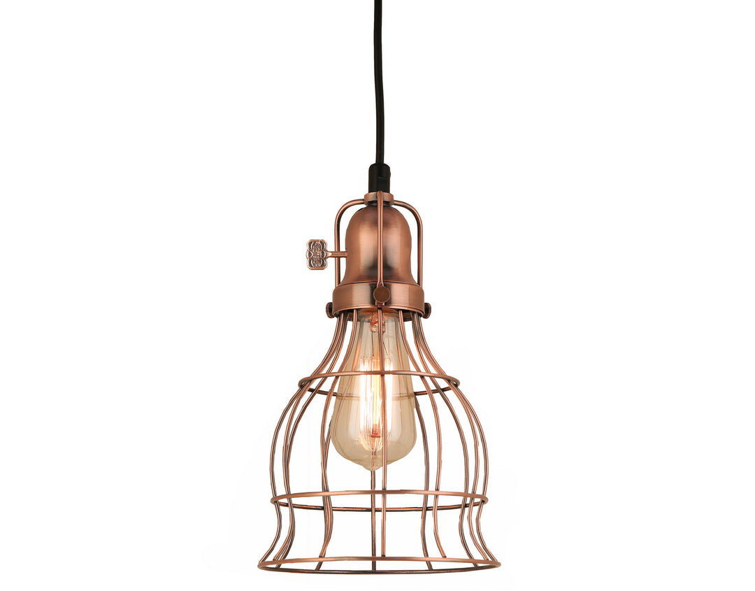 Hi Lite Aubrey H-99568-C-49-49 Pendant Light - Weathered Copper