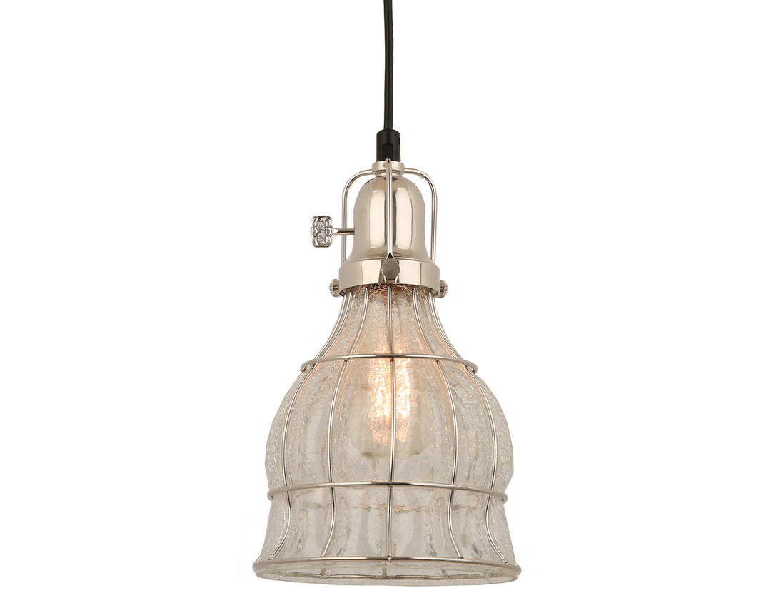 Hi Lite Aubrey H-99569-C-160-CLC Pendant Light - Polished Nickel