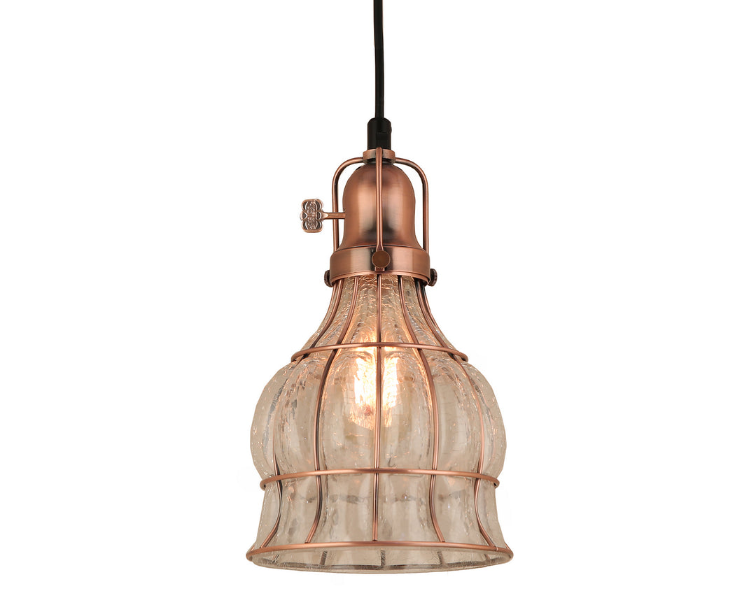 Hi Lite Aubrey H-99569-C-49-CLC Pendant Light - Weathered Copper