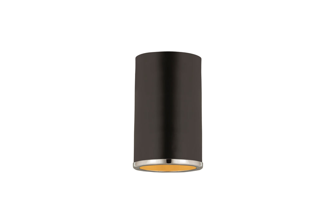 Z-Lite Arlo 2303F1-MB-CH Ceiling Light - Matte Black / Chrome