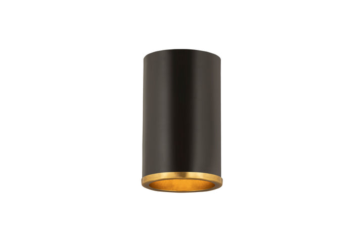 Z-Lite Arlo 2303F1-MB-RB Ceiling Light - Matte Black / Rubbed Brass