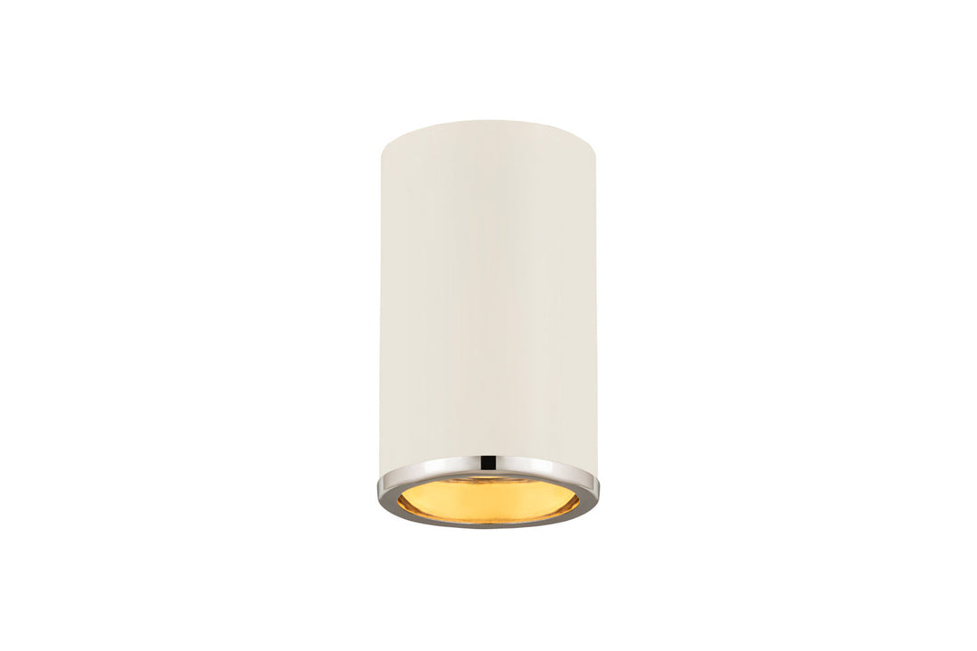 Z-Lite Arlo 2303F1-MW-CH Ceiling Light - Matte White / Chrome