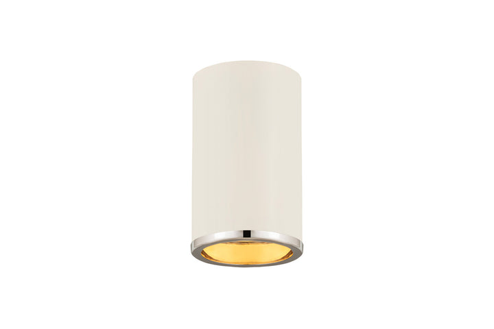 Z-Lite Arlo 2303F1-MW-CH Ceiling Light - Matte White / Chrome