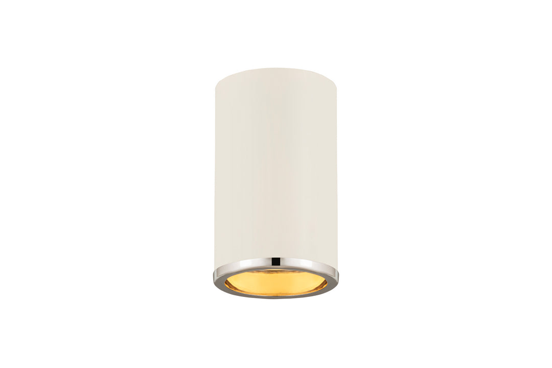 Z-Lite Arlo 2303F1-MW-CH Ceiling Light - Matte White / Chrome
