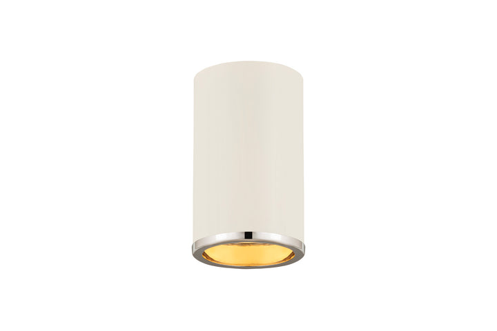 Z-Lite Arlo 2303F1-MW-CH Ceiling Light - Matte White / Chrome