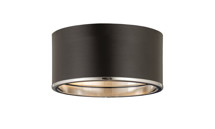Z-Lite Arlo 2303F2-MB-CH Ceiling Light - Matte Black / Chrome
