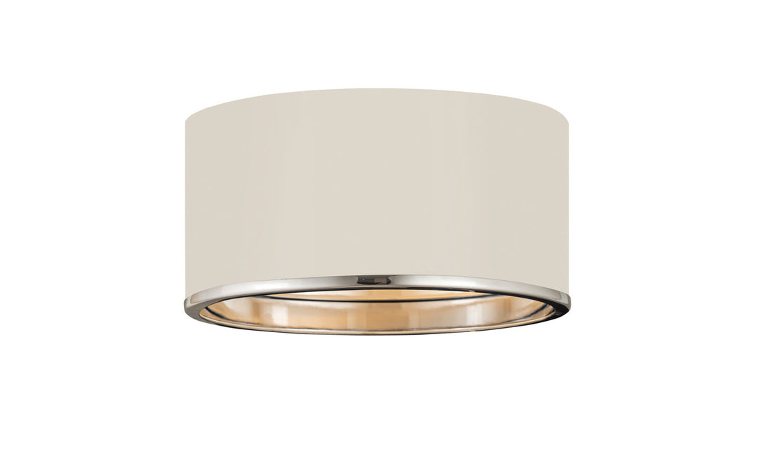 Z-Lite Arlo 2303F2-MW-CH Ceiling Light - Matte White / Chrome