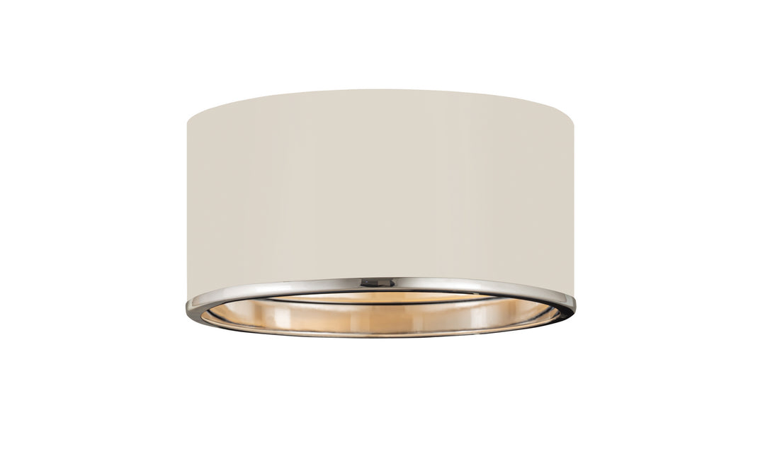 Z-Lite Arlo 2303F2-MW-CH Ceiling Light - Matte White / Chrome